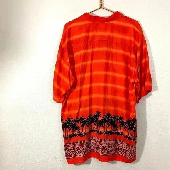 Pineapple Connection Shirt Orange Hawaiian Size XL - Picture 2 of 6
